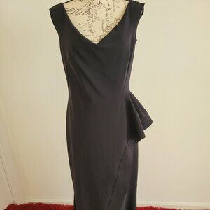 Chiara Boni Black La Petite Robe Drape Detail Gown